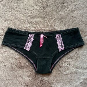 2007 Y2K Vintage Love PINK Victoria's Secret Low Rise  Hipster Panty XS